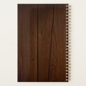 Tropisches Muster Monogramm Planer (Rückseite)