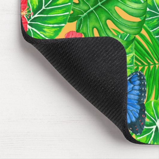 tropisches Muster Mousepad (Ecke)