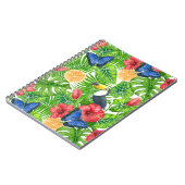 tropisches Muster Notizblock (Linke Seite)