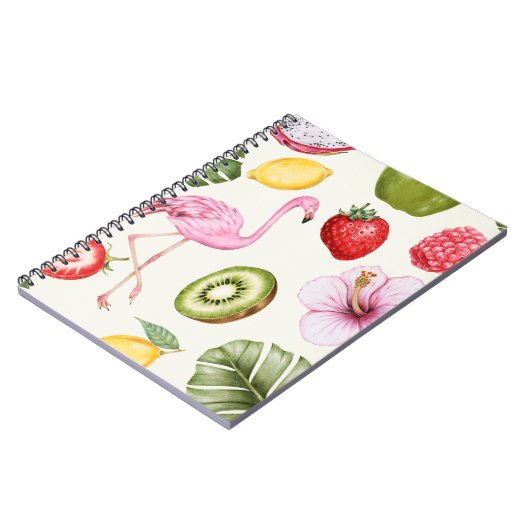 Tropisches Muster Notizblock (Linke Seite)