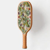 Tropisches Muster Pickleball Schläger (Links)