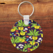 tropisches Muster Schlüsselanhänger (Vorderseite)