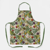 Tropisches Muster Schürze (Vorderseite)