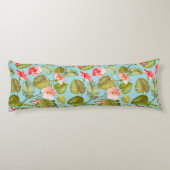 Tropisches Muster Seitenschläferkissen (Rückseite)