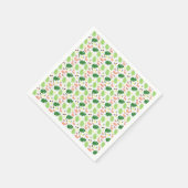 Tropisches Muster Serviette (Ecke)