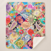 Tropisches Muster Sherpadecke (Vorderseite)