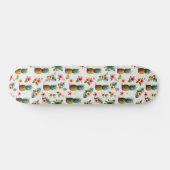 Tropisches Muster Skateboard (Horizontal)