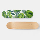 Tropisches Muster Skateboard (Horizontal)