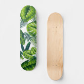 Tropisches Muster Skateboard (Vorderseite)