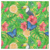 tropisches Muster Stoff (Nahaufnahme)