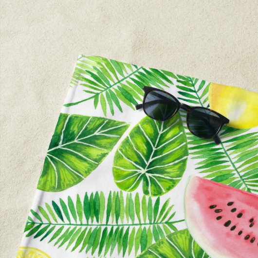 tropisches Muster Strandtuch (Beispiel)