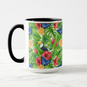 tropisches Muster Tasse (Links)