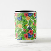 tropisches Muster Tasse (Zentrum)
