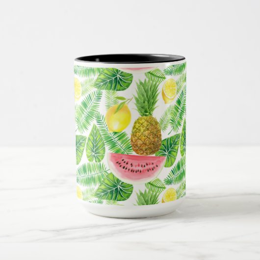 tropisches Muster Tasse (Zentrum)