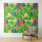 tropisches Muster Wandteppich (Beispiel (Horizontal))