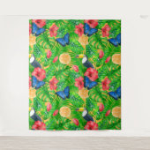 tropisches Muster Wandteppich (Vorderseite)