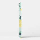 Tropisches nahtloses Muster mit gelben Zitronen Case-Mate iPhone Hülle (Rückseite / Rechts)