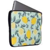 Tropisches nahtloses Muster mit gelben Zitronen Laptopschutzhülle (Vorne Rechts)