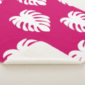 Tropisches nahtloses Muster mit Monsterie. Kunst,R Sherpadecke (3/4)