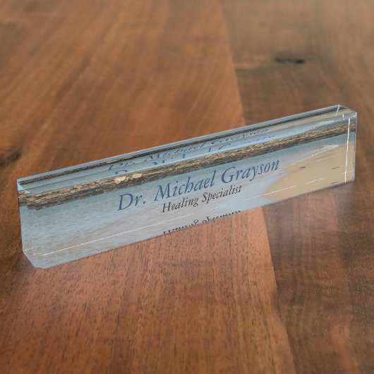 Tropisches Namensplakette (Seite)