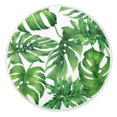 Tropisches Natureleaf Keramikknauf (Vorderseite)