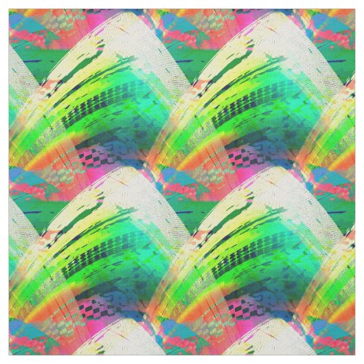 Tropisches Neon Stoff (Muster)