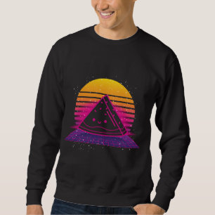 Tropisches Obst 80er Retro Synthwave Sunset W Sweatshirt