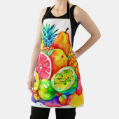 Tropisches Obst Cartoon Kunst Schürze (InSitu)