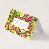 Tropisches Obst geflochtene Visitenkarten kundensp (Vorderseite)