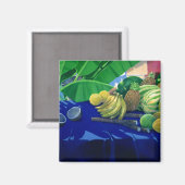 Tropisches Obst Magnet (Vorderseite/Rückseite)
