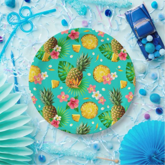 Tropisches Obst Pappteller (Party)