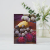 Tropisches Obst Postkarte (Stehend Vorderseite)