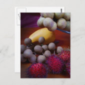 Tropisches Obst Postkarte (Vorne/Hinten)