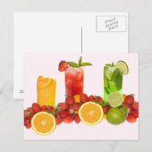 Tropisches Obst Postkarte (Vorne/Hinten)