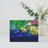 Tropisches Obst Postkarte (Stehend Vorderseite)