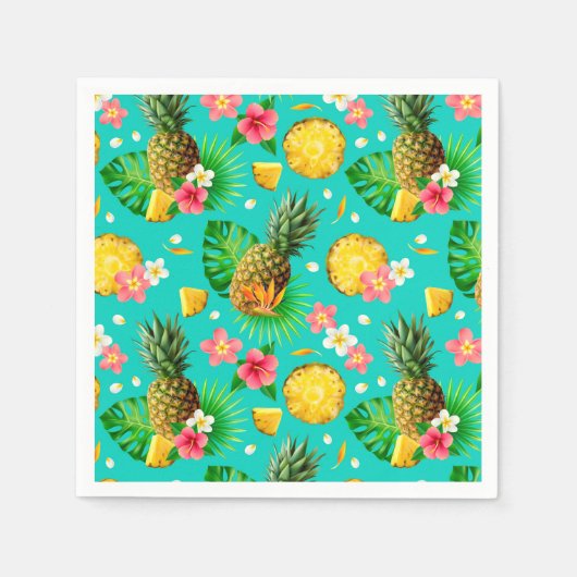 Tropisches Obst Serviette (Vorderseite)