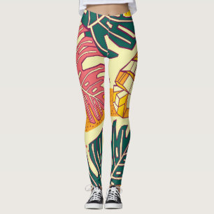 Tropisches Obst: Vibranntes Muster Leggings