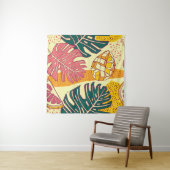 Tropisches Obst: Vibranntes Muster Wandteppich (Beispiel)