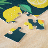 Tropisches Obst Vintages Muster Bliss Puzzle (Seite)