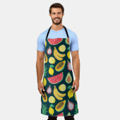 Tropisches Obst Vintages Muster Bliss Schürze (Getragen)