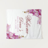 Tropisches Orchid-Foto Wandteppich (Vorderseite (Horizontal))