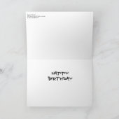 "Tropisches Orchid"-Gemälde auf einem Dankeskarte (Innenseite)