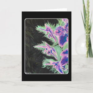 "Tropisches Orchid"-Gemälde auf einem Dankeskarte