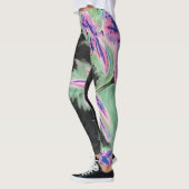 "Tropisches Orchid"-Gemälde auf einem Leggings (Links)