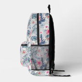 Tropisches Orchideenmuster Bedruckter Rucksack (Rechts)