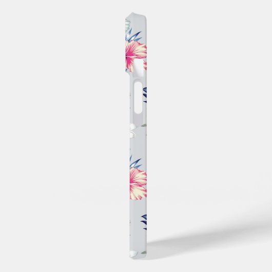 Tropisches Orchideenmuster Case-Mate iPhone Hülle (Rückseite / Links)