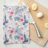Tropisches Orchideenmuster Geschirrtuch (Viertel Falte)