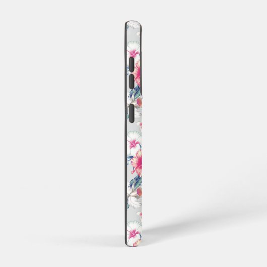 Tropisches Orchideenmuster Samsung Galaxy Hülle (Rechte Seite)