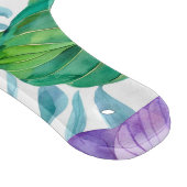 tropisches Orchideenmuster Schneidebrett (Ecke)