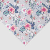 Tropisches Orchideenmuster Seidenpapier (Ausschnitt)